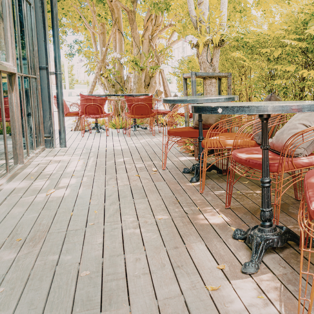 New Decked Patios in Greasby